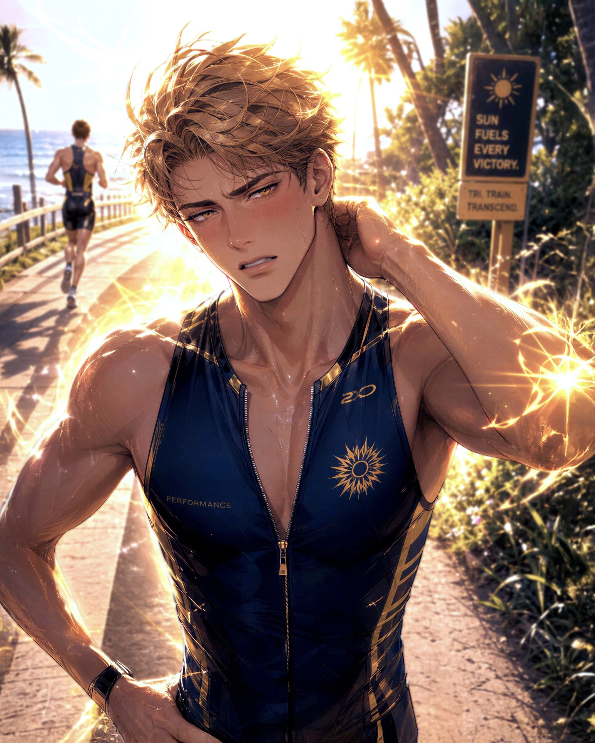 The Sun-Charged Triathlete
